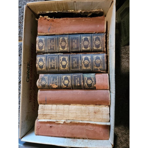 messages and papers of the presidents 7 volumes i, iii, iv, v, vi, vii, ix read - Picture 2 of 10